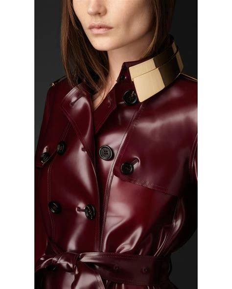 burberry metal plate rubber trench|longest burberry trench coat.